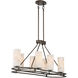 Buchanan 8 Light Hellenic Bronze Island Light Ceiling Light